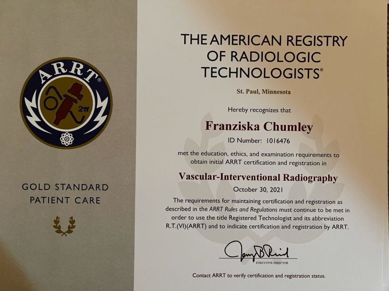 Arrt Exam Digital Document Purchase