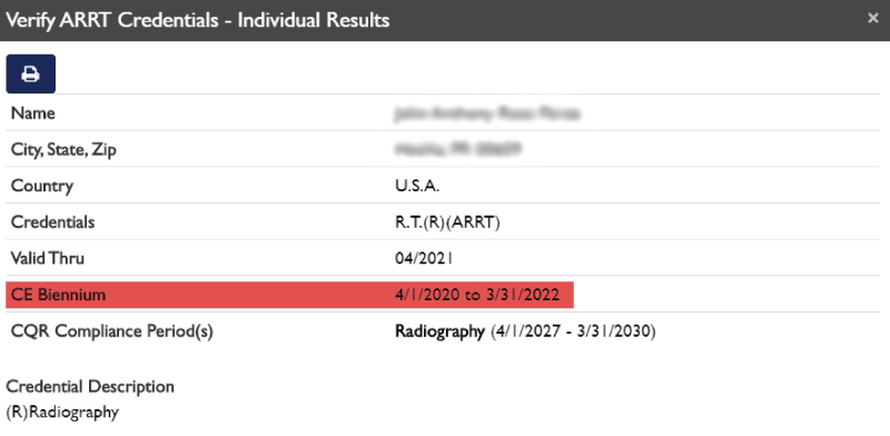 Arrt Exam Online Application Payment