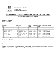 Rad Tech Exam Exam Payment Receipt